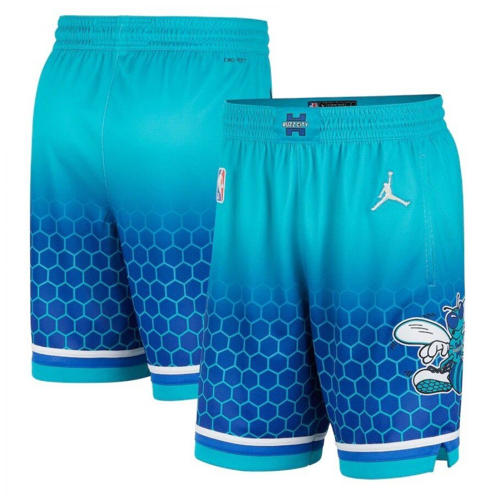 Men's Charlotte Hornets Green 2021/22 Swingman Shorts - City Edition-Pro Kit Vault | Brand New 26/27 Sports Jerseys
